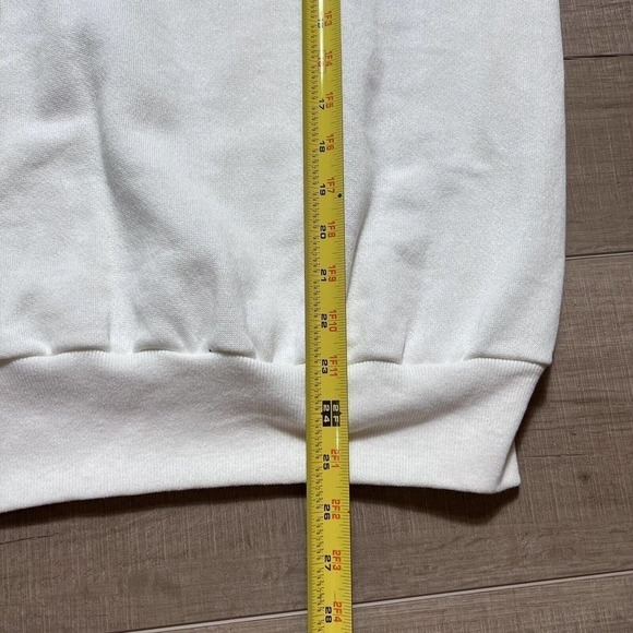 Vintage Sweatshirt by Pannill Sweats Pastel White Crewneck (Medium) Fits Small - Picture 7 of 10